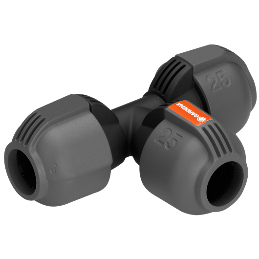 GARDENA T-skarv 25 mm - För enkel och effektiv rörförgrening i ditt bevattningssystem