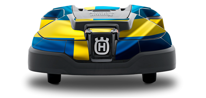 köp automover svenska flaggan dekal Dekalkit Husqvarna Automower