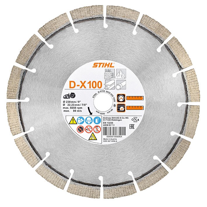 Diamantkapskiva Universal D-X100 TSA 230