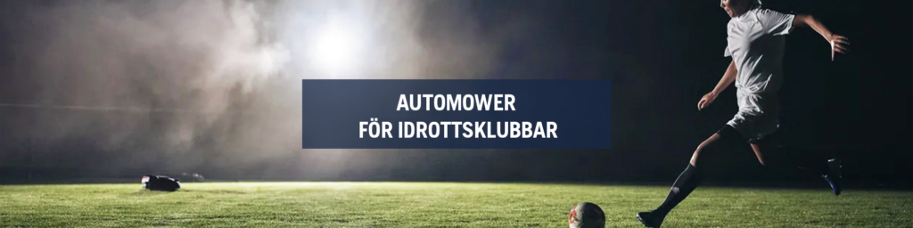 Automower för idrottsklubbar robotgräsklippare