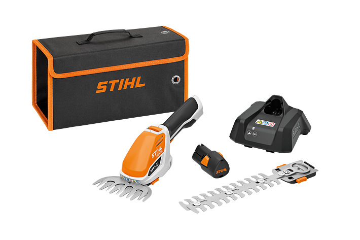 Stihl HSA 26 Set Gräs- och Busksax - Din Batteridrivna Hjälpare För Präcisionsarbete i Trädgården