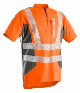 Husqvarna Technical T-shirt HighViz: Synlighet och Komfort för Hela Arbetsdagen!