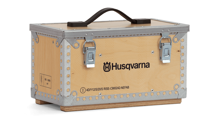 köp Husqvarna Batteribox Trä