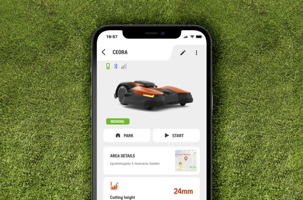 CEORA från Husqvarna mobil connect