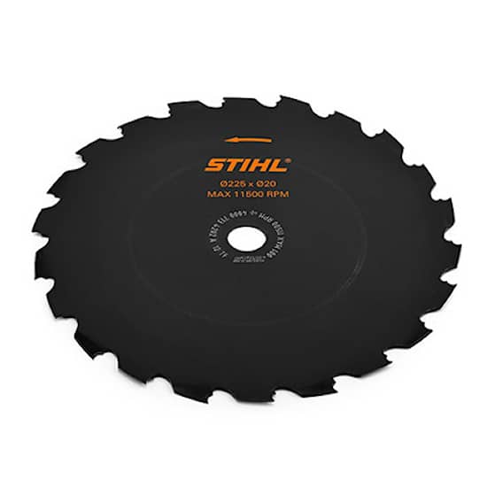 Stihl Woodcut 200mm/20mm Sågklinga: En kraftfull och effektiv sågklinga med mejseltandad design, optimerad för kontinuerlig drift. Perfekt för professionella röjare, trädgårdsägare med stora ytor och skogsägare som behöver en tillförlitlig sågklinga.