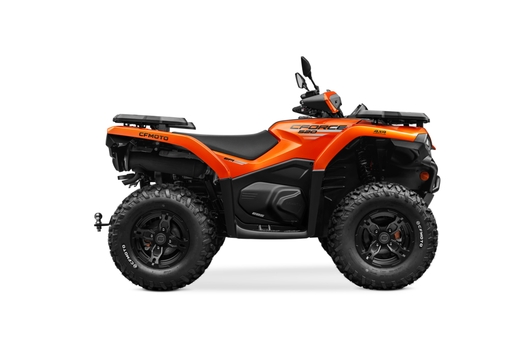 CF Moto 520 EFI EPS Fyrhjuling ATV Orange Kort