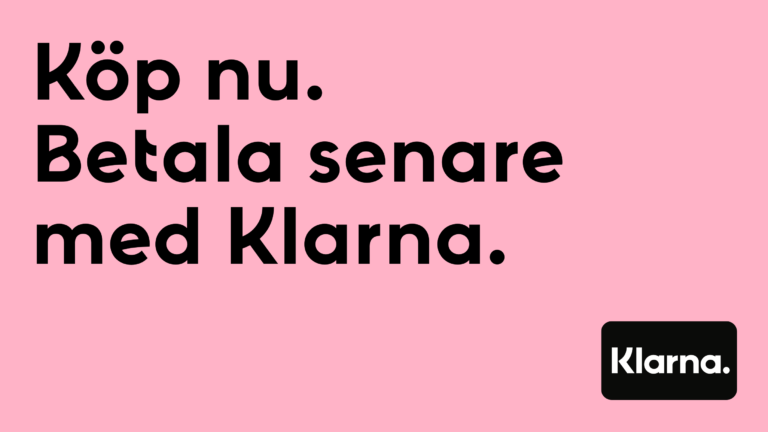 Beställ nu - betala i höst med klarna