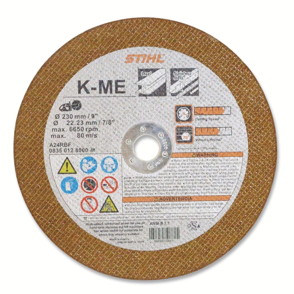 Stihl Fiberförstärkt kapskiva, stål, K-ME, till TSA 230