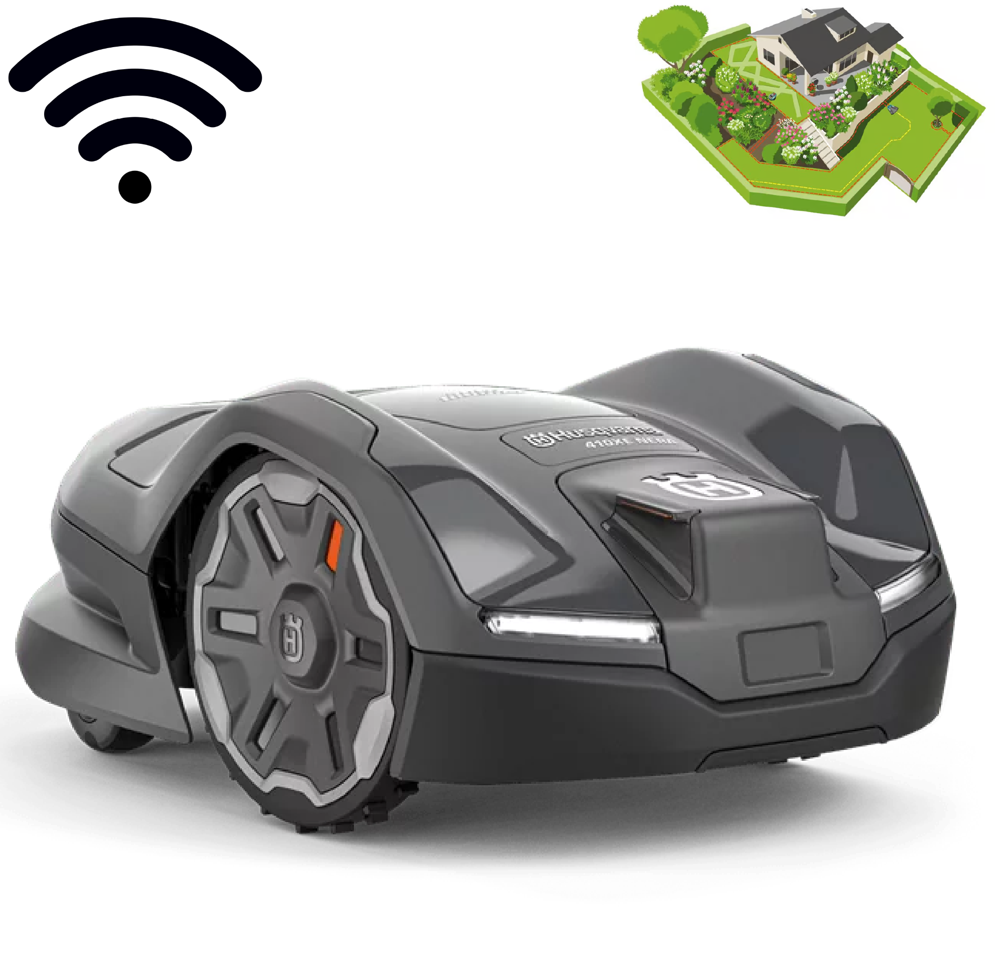 Husqvarna Automower 410XE NERA Installerat och Klart