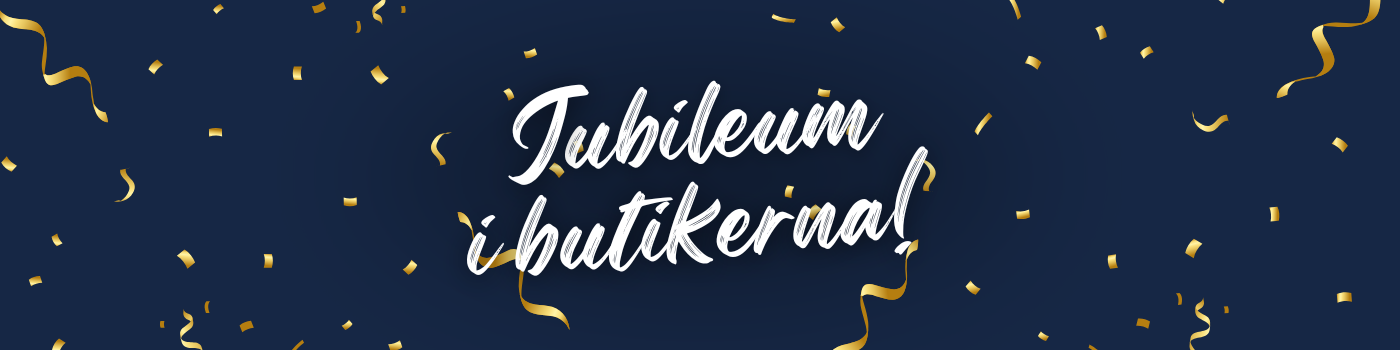 Jubileum med fantastiska butikserbjudanden 16–18 maj