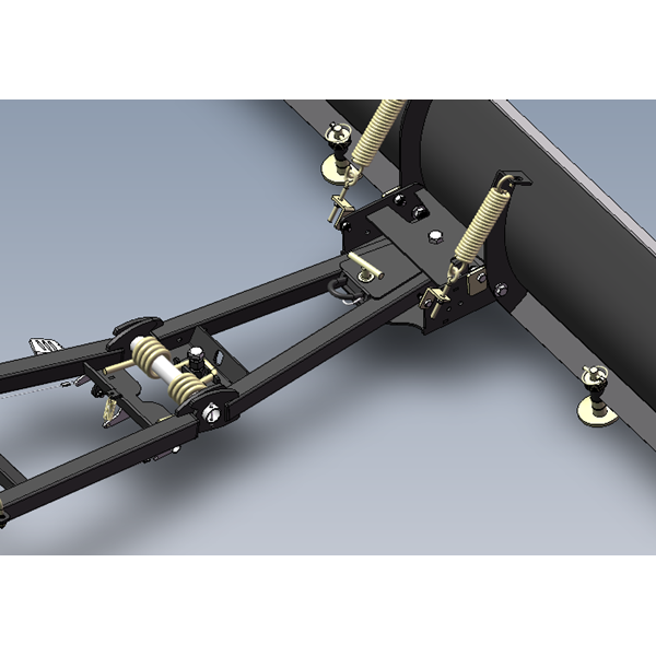 Fällbar plogarm – Mittmonterad för ATV-plog