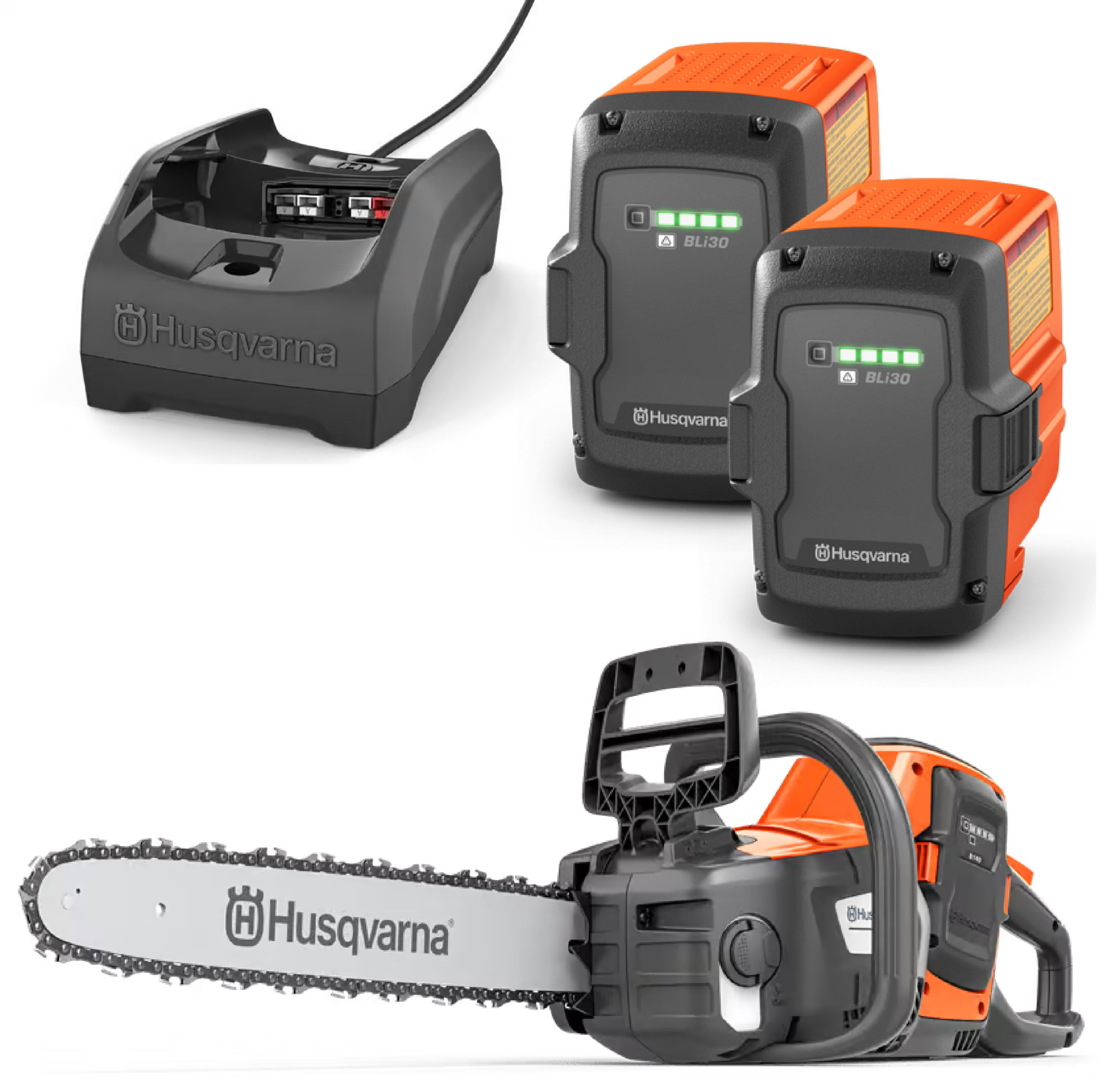 Husqvarna 240i Batterimotorsåg med extra batteri