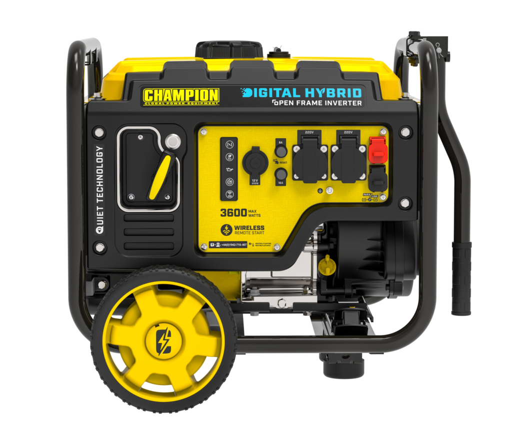 Champion 3600 Watt Inverterelverk - Digital Hybrid